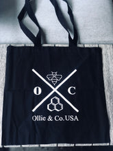 Load image into Gallery viewer, Signature Black Tote Bag